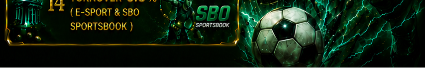 Turnover E-sport & SboBet 0.5%