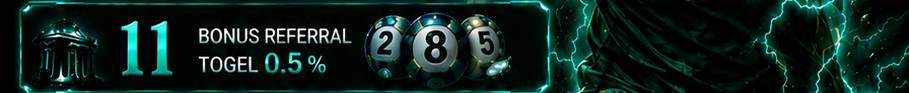 BONUS REFERRAL TOGEL 0.5%