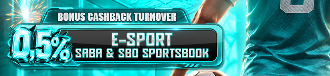 Turnover E-sport & SboBet 0.5%