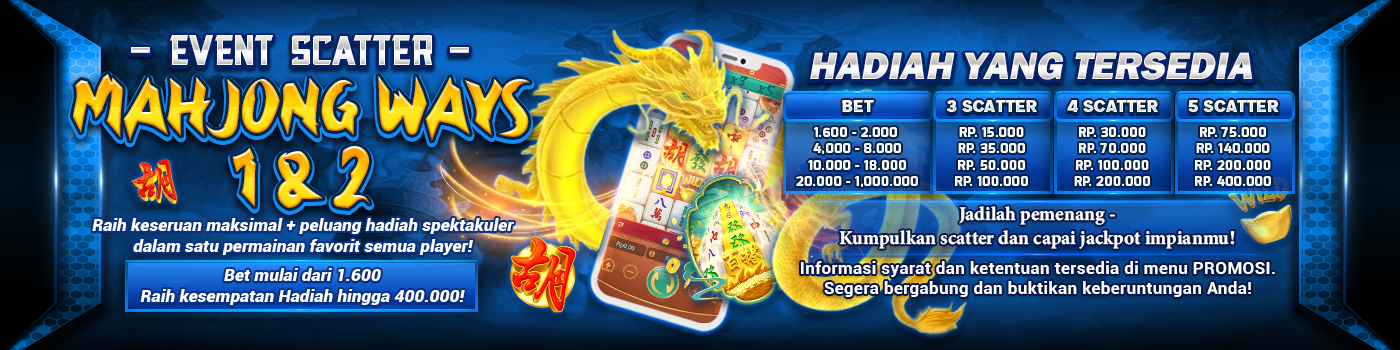 Promo PAKDEGACOR - Scatter Mahjong