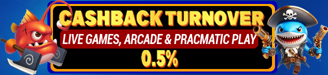 BONUS CASHBACK TURNOVER LIVEGAME