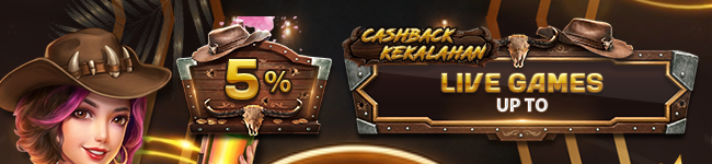 BONUS CASHBACK KEKALAHAN LIVEGAMES UP TO 5%