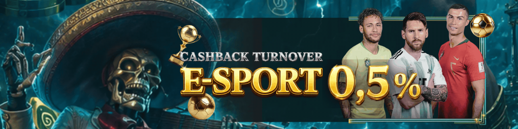 Bonus Cashback Turnover E-SPORT
