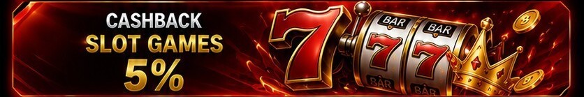 BONUS CASHBACK KEKALAHAN SLOT GAMES 5%