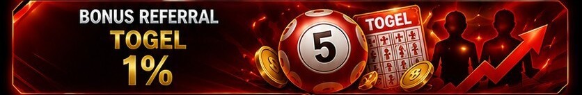 BONUS REFERRAL TOGEL 1%