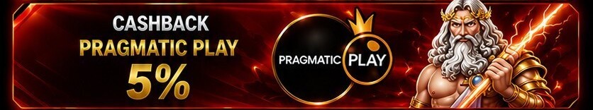 BONUS CASHBACK KEKALAHAN PRAGMATIC PLAY 5%