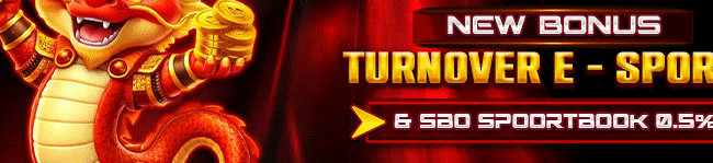 BONUS TURNOVER SLOT E-SPORT & SBOBET 0.5%