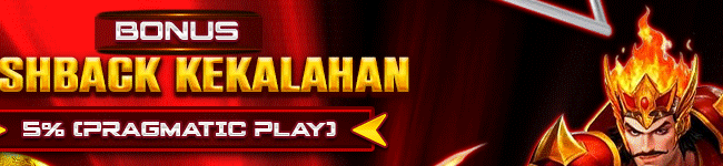 BONUS CASHBACK KEKALAHAN PRAGMATIC PLAY 5%
